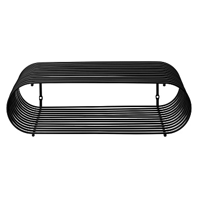 503290050081 CURVA AYTM Настенная полка из металла золотого оттенка высотой 12 см