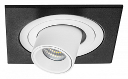 i517162 Lightstar Intero встраиваемый потолочный светильник черный 3000К