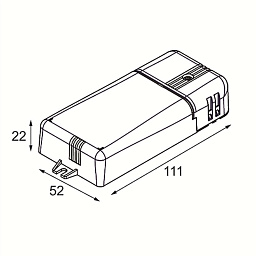 12409630 Modular LED Driver светодиодный драйвер 250 мА L+Tre dim