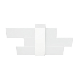 90336 Linea Light Group Triad потолочный светильник с геометрическим корпусом белого цвета