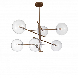 Metal Lux Estro SP 6L винтажная люстра с шестью плафонами патинированный 267.160.04