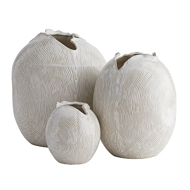 7712 Blume Vases, Set of 3 Arteriors Natural Wonders