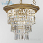 Kolarz MILORD CRYSTAL 0346.34.4 люстра состаренная латунь ø50cm высота 110cm мин. высота 120cm макс. высота 170cm 4 лампы e27