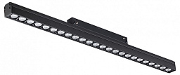 359490 Novotech Flum 23mm магнитный трековый светильник цилиндрической формы чёрного цвета для магнитного трека 48V