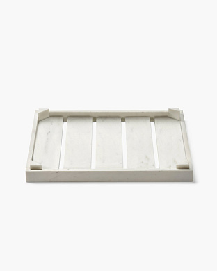 прямоугольный сервировочный поднос с секционной поверхностью