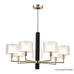 MAESTRO SP-PL7 GOLD Crystal Lux MAESTRO потолочная люстра с семью плафонами на металлической штанге золотистого цвета
