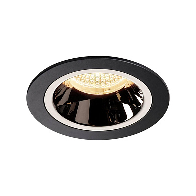 1003843 SLV NUMINOS® M DL светильник встраиваемый 500мА 17.5Вт с LED 2700K, 1550лм, 20°, черный/хром