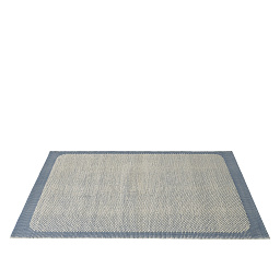 ковер шерстяной голубой 200x300 см