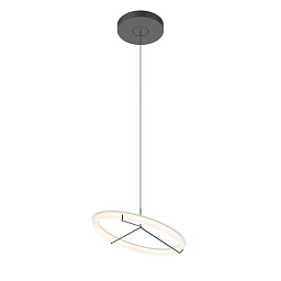 235111/23 Vibia Halo подвесной светильник черного цвета с кольцом