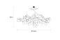 Подвесной светильник SERIP Fascinium Droplets — фото 1