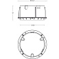 FOG RECESSED 22.4 W diffuse Landa встраиваемый в потолок светильник FG80ISODHB10U