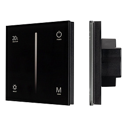 028110 Arlight Панель SMART-P36-DIM-IN Black (230V, 1.2A, TRIAC, Sens, 2.4G)