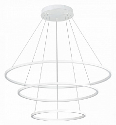 ST605.503.114 ST-Luce St605 подвесная кольцевая люстра с LED подсветкой белого цвета