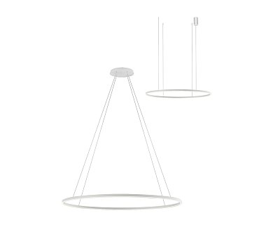 Подвесной светильник Kink Light Тор белый d150 08218,01A(4000K)