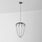 SPALYS34ANNILED Axolight Alysoid 34 SP LED люстра с бусинами антрацит; чёрный никель — фото 2