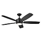 56" Tranquil LED Weather+ Outdoor Ceiling Fan Satin Black уличная люстра-вентилятор 310130SBK Kichler — фото 7