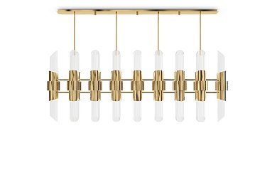 Линейная люстра Tycho Rectangular LUXXU