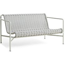 Palissade Cord Lounge Sofa, сталь с порошковой окраской и шнур, небесно-серый (Sky grey)