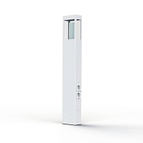 Brick² N° 4; Clear glass E27 23W Plug; Pure white