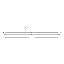 Airtek One AC303NFINT, F — линейная, длинная, чёрный матовый
