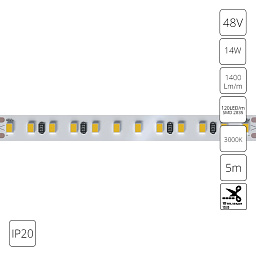 A4812010-05-3K Arte Lamp Tape лента светодиодная 7500lm 3100K