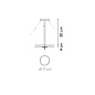 597211/15 Vibia Flat 30 Bolt-down - 5972 настольная лампа — фото 1
