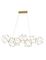 Gold Copper LED 34 Watt 220-240 Volt 2323Lm 3000K IP20 Led Chip: 84 Pcs L: 94, 5 W: 32, 5 H: 120 cm