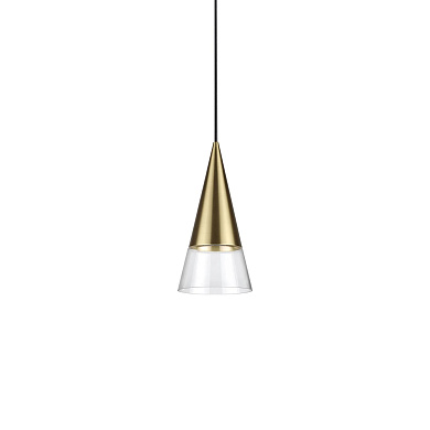 321479 Ideal Lux CONO SP1 OTTONE подвесной светильник