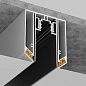 TRA004MP-21S Maytoni Accessories for tracks S35 Комплектующие для встраиваемой трековой системы Серебро — фото 2