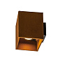 1004650 SLV RUSTY® UP/DOWN WL S rust CCT 3000/4000K уличный настенный светильник — фото 1