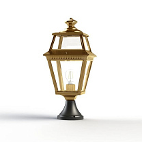 Place des Vosges 2 N° 6; Clear glass E27 105W; Tinted lacquered brass