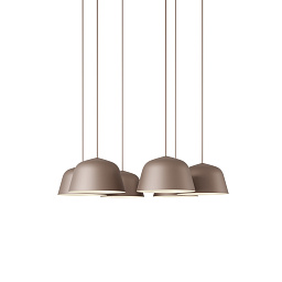 Ambit Pendant Cluster подвесной светильник Muuto White / Taupe AMBCL25A0104
