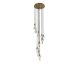 Люстра Kink Light Гелла бронза 07670-10A,20