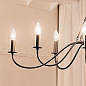 Freesia 8 Light Oval Chandelier Textured Black люстра 52457BKT Kichler — фото 5