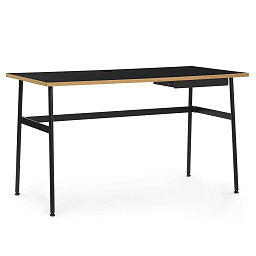 602190 Normann Copenhagen Journal письменный стол с черной металлической рамой