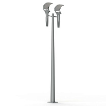 OL 33 N° 6; Toughened glass Built-in LED 3000°K warm white 2 x 28W; Silk grey