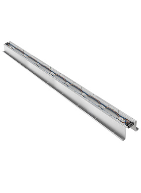 Система освещения Laminis L2 (GU10) F33 Модуль 120 см Серый окрашенный Fabbian