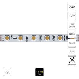 A2406010-03-3K Arte Lamp SPI светодиодная лента теплого белого света