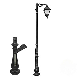 Парковый фонарь Fumagalli TABOR ADAM/SIMON 1L