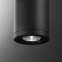 уличный потолочный светильник цилиндрической формы с углом освещения 33°, подходит для навесов