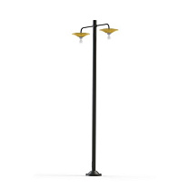 Cooper N° 5; Clear glass E27 52W; Brushed lacquered brass