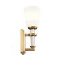 Rosalind 12.5" 1 Light Vanity Light Brushed Natural Brass настенный светильник 55145BNB Kichler — фото 9