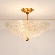 CL0274.BR.ES Lomond Semi-Flush Ceiling Light, Brass, 2 Light