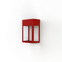 Hogar N° 3; Satin-finish PMMA Built-in LED 3000°K warm white 26W; Tomato red
