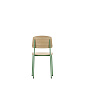 4055737141690 Standard Vitra Стул обеденный зелёный с деревянным сиденьем — фото 1