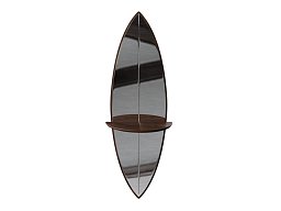 Настенное зеркало Surf 2 Porada с полочкой SURF-2-L0N0AC