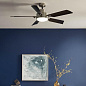 56" Guardian LED Indoor Ceiling Fan Brushed Stainless Steel люстра-вентилятор 330057BSS Kichler — фото 5