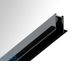 MAGNETIC. TRACK.V34-100 Faldi Magnetic магнитный трековый профиль чёрного цвета с врезным креплением для магнитной системы 24V