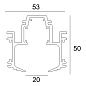 SPM20 - PROFILE 1m B черный Delta Light IMP — фото 1
