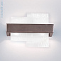 Kolarz Rettangolo 6040.60260/W настенный светильник brunito brushed белый ширина 32cm высота 24cm 2 лампы g9 — фото 1